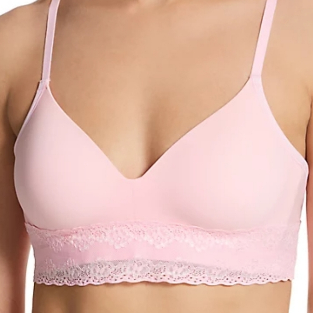 NWT 34B Peony Natori Bliss Perfection Lace Bra